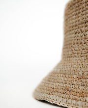 Load image into Gallery viewer, Isla - Raffia Bucket Hat
