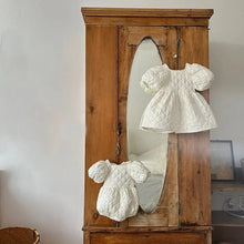 Load image into Gallery viewer, Ella Quilted Puff Sleeve Dress