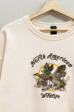 Load image into Gallery viewer, North American Wildlife Embroidered Duck Sweatshirt
