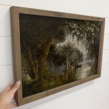Load image into Gallery viewer, Louisiana Mossy Tree Canvas Framed Art
