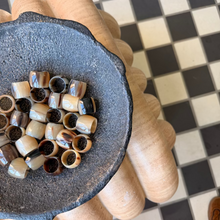Load image into Gallery viewer, Buffalo Horn Tube Ring For Bandana or Scarf
