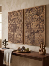 Load image into Gallery viewer, Madagascar Jacquard-Woven Jute Wall Art — Style One
