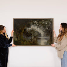 Load image into Gallery viewer, Louisiana Mossy Tree Canvas Framed Art
