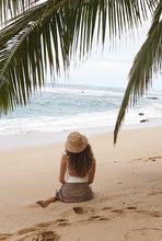 Load image into Gallery viewer, Cowry Shell Raffia Bucket Hat
