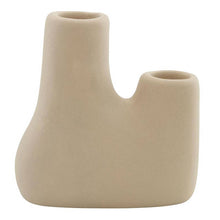 Load image into Gallery viewer, Neutral Camelback Taper Candle Holder
